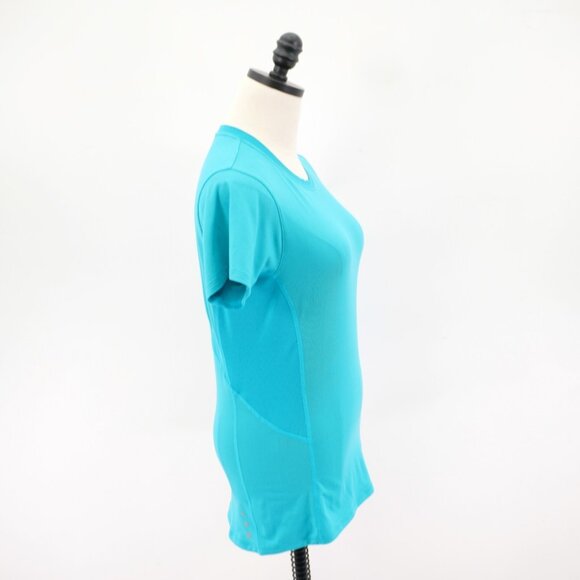 L.L. Bean Teal Crew Neck Athletic T-Shirt Top XS Reg Short Sleeve - Picture 8 of 10